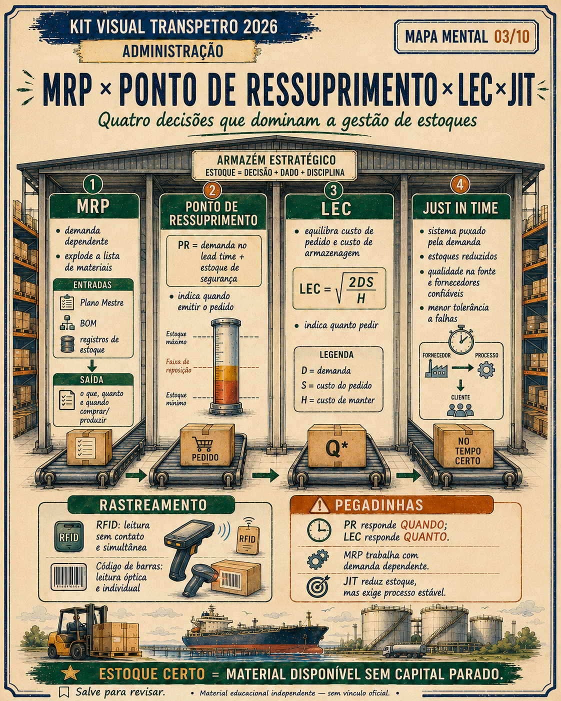 Mapa mental Transpetro 2026