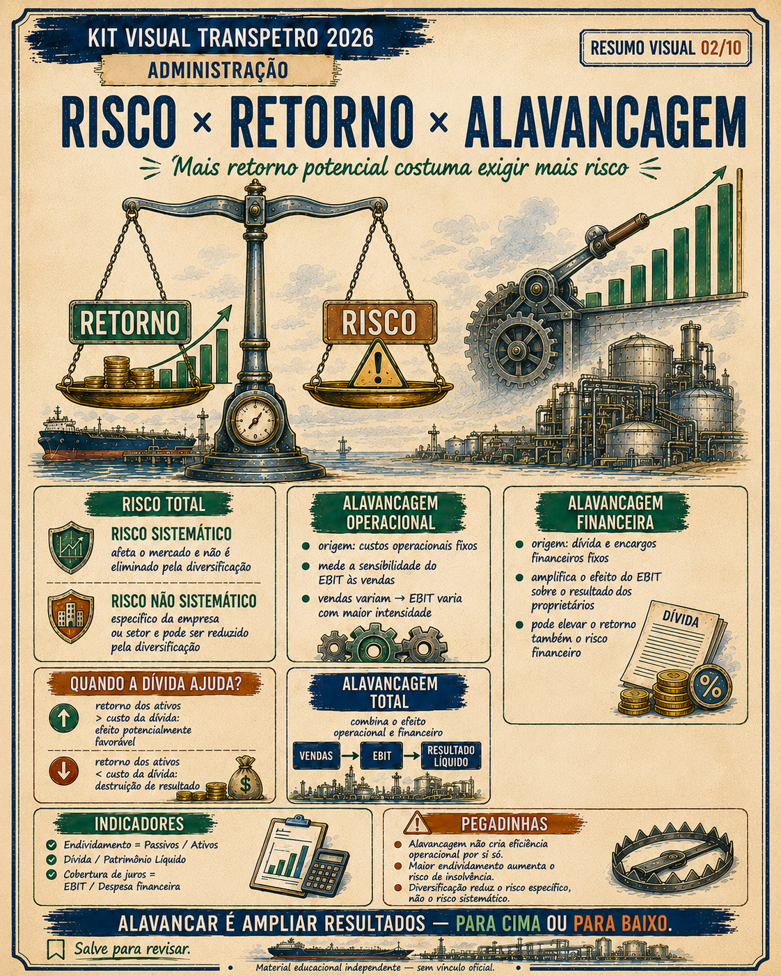 Resumo visual Transpetro 2026